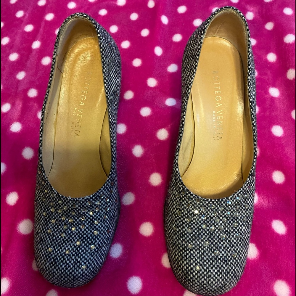 Beautiful Bottega Veneta Black and white tweed